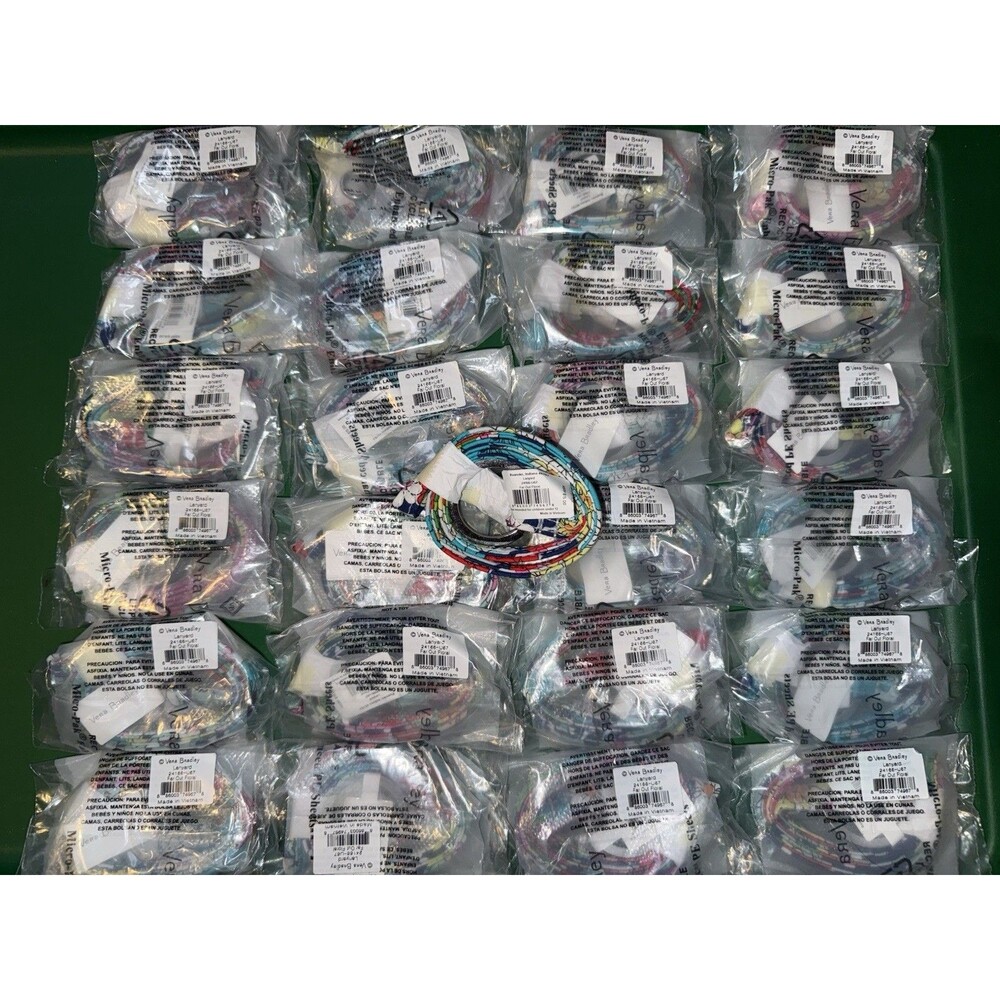 Lot 25 Vera Bradley Lanyard Far Out Floral Cotton Multicolor NWT